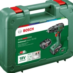 Akkuiskuporakone Bosch UniversalImpact 18V-60 2x2,0Ah
