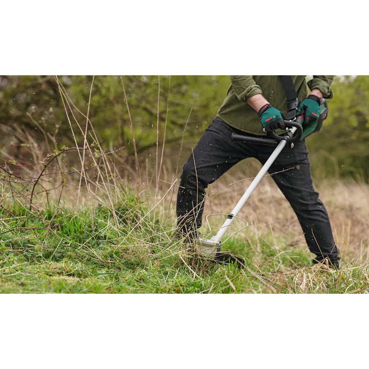 Akkutrimmeri Bosch Advanced BrushCut 36V-23-750 2,0Ah
