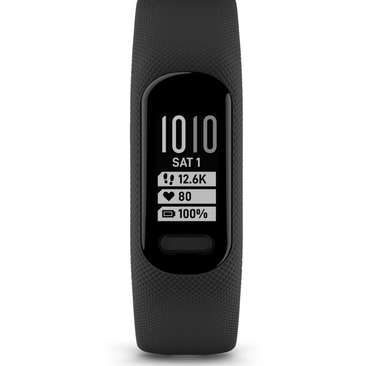 Aktiivisuusmittari Garmin vivosmart 5, musta, koko S/M