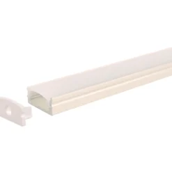 Alumiiniprofiili Led Energie 1 m suora valkoinen