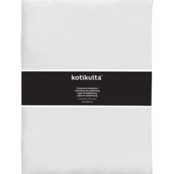 Aluslakana Kotikulta 240 x 260 cm puuvillasatiini valkoinen