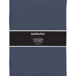 Aluslakana Kotikulta 240 x 260 cm puuvillasatiini sininen