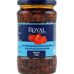 Aurinkokuivattu tomaatti 330 / 200 g suikaleina öljyssä