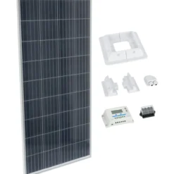Aurinkopaneelisetti BrightSolar 160 W matkailuajoneuvoon