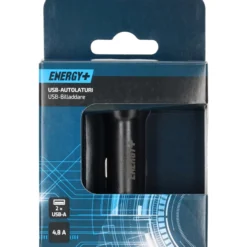Autolaturi 12 V Energy+ 2 x USB-A, 4.8 A