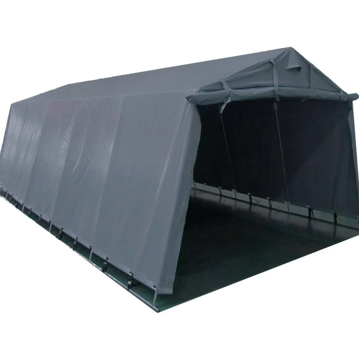 Autoteltta Prohall 3,4 x 7 x 2,2 m, harmaa