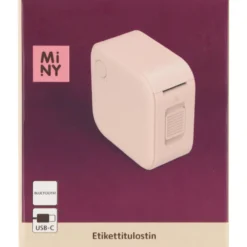 Etikettitulostin Miny vaaleanpunainen