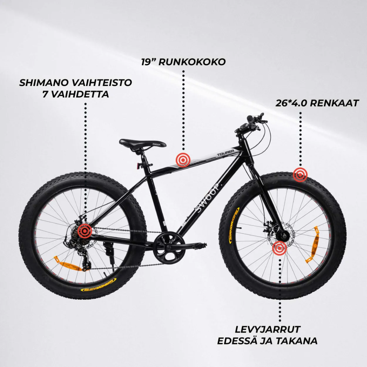 Fatbike Swoop Tourer 26"