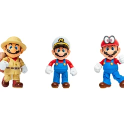 Figuuri Super Mario 3 kpl Odyssey