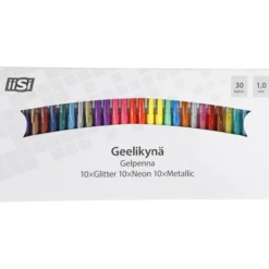 Geelikynä Iisi glitter+neon+metalli