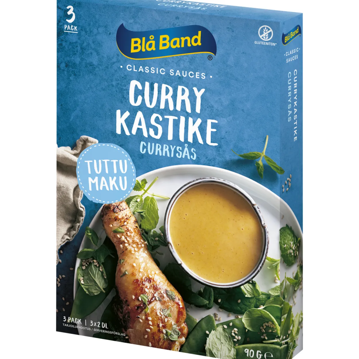 Gluteeniton Currykastike 3 x 30 g