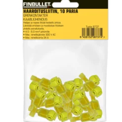 Haaroitusliitin keltainen 10 paria, 4-6.00mm²