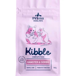 Hamsterin ja gerbiilin kuivaruoka Prima Small Pets 500 g Kibble
