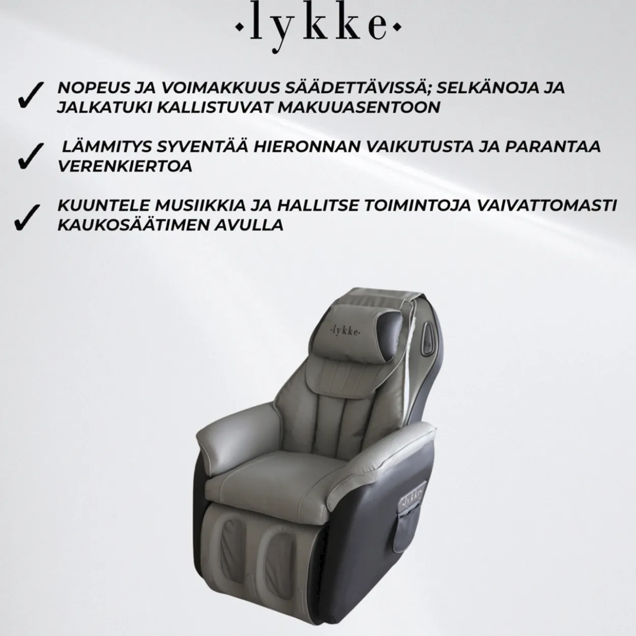 Hierontatuoli Lykke Deluxe