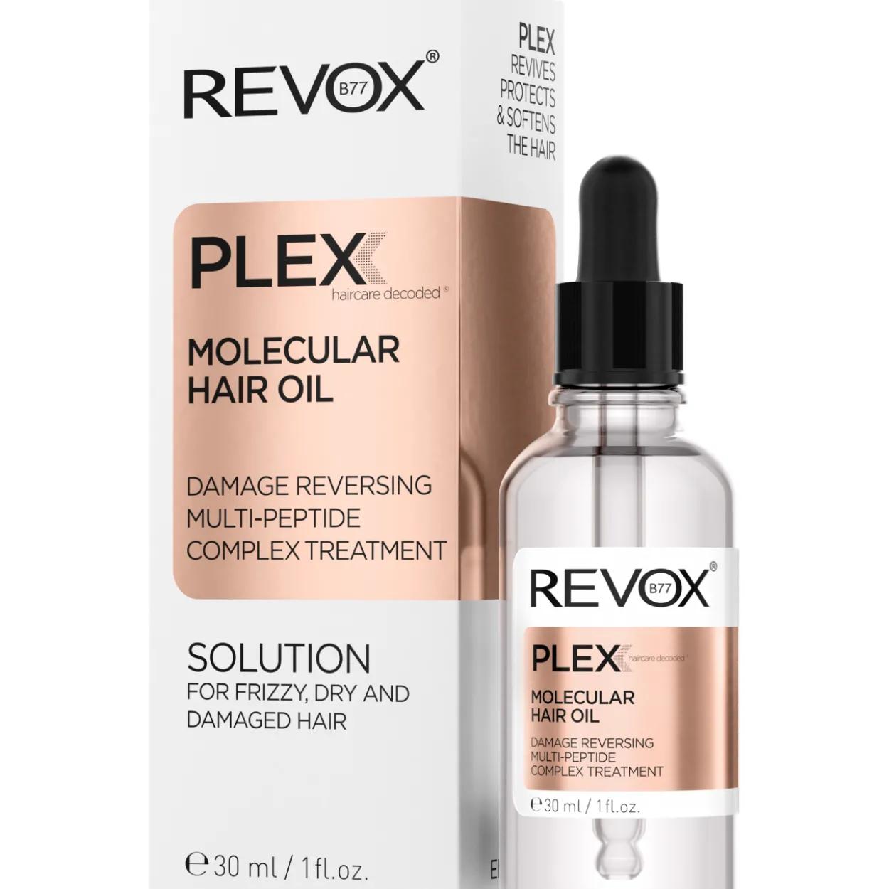 Hiusöljy Revox 30 ml B77 Plex Molecular