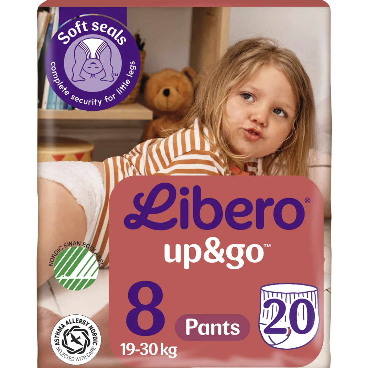 Housuvaippa Libero 20 kpl Up&Go 8, 18-26 kg