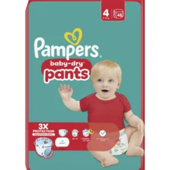 Housuvaippa Pampers 42 kpl Baby Dry 4 9-15 kg