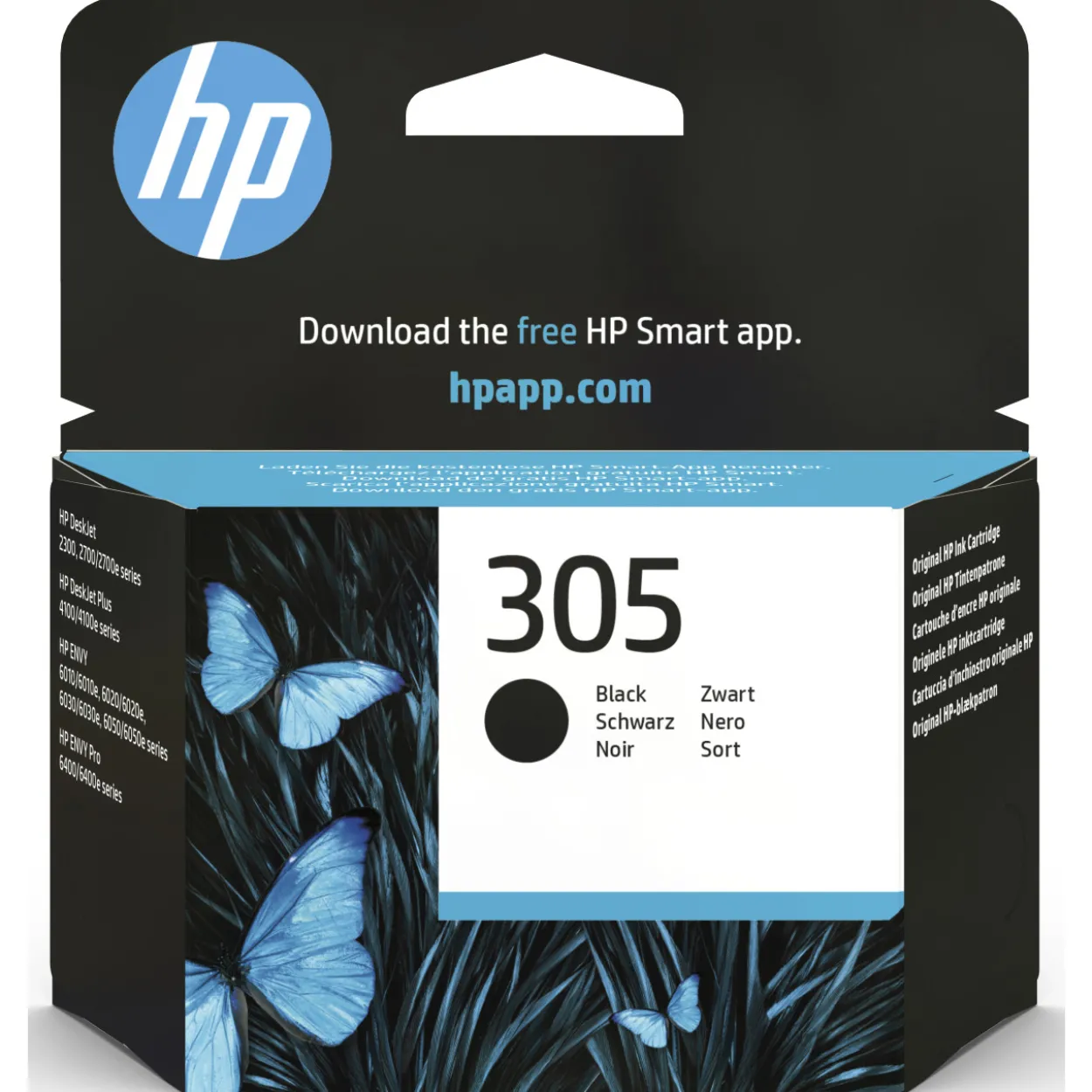 HP 305, alkuperäinen musta mustekasetti