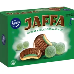 Jaffa-keksi Fazer 300 g Vihreät kuulat