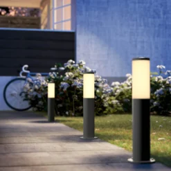 Jalustavalaisin Philips Utrecht antrasiitti 20W