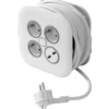 Jatkojohtokela Airam 3-osaa 2USB-A 7m 3X16A, 2USB 2,4A H05VV-F 3G1,5mm, IP20