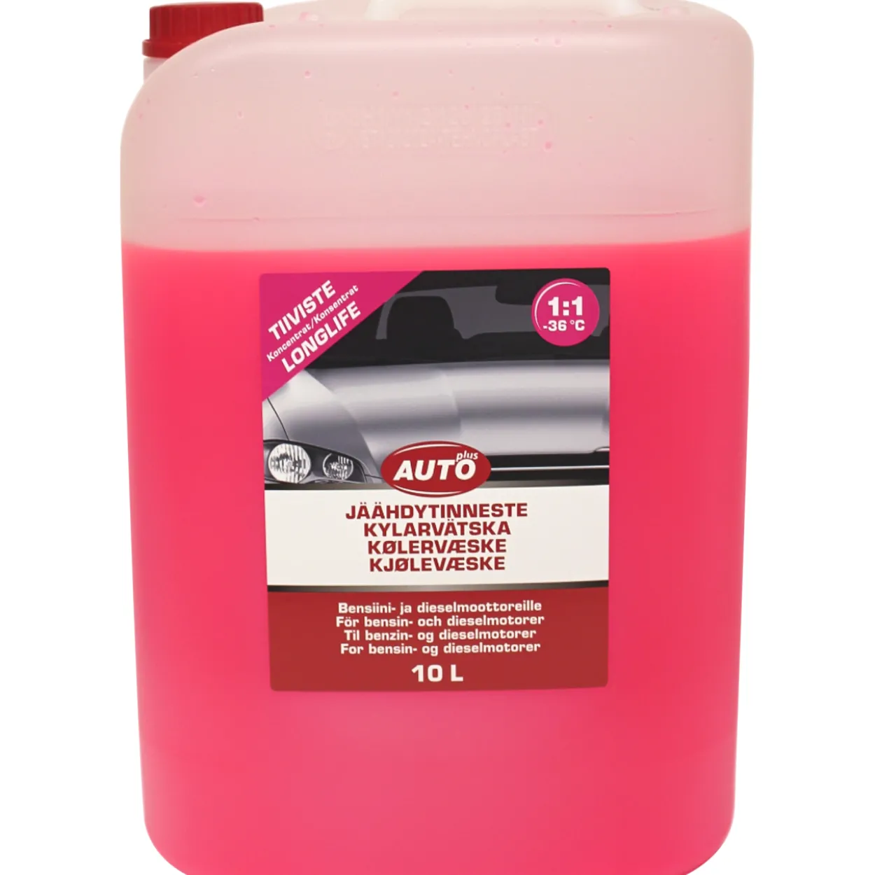Jäähdytinneste Autoplus Longlife 10 l tiiviste