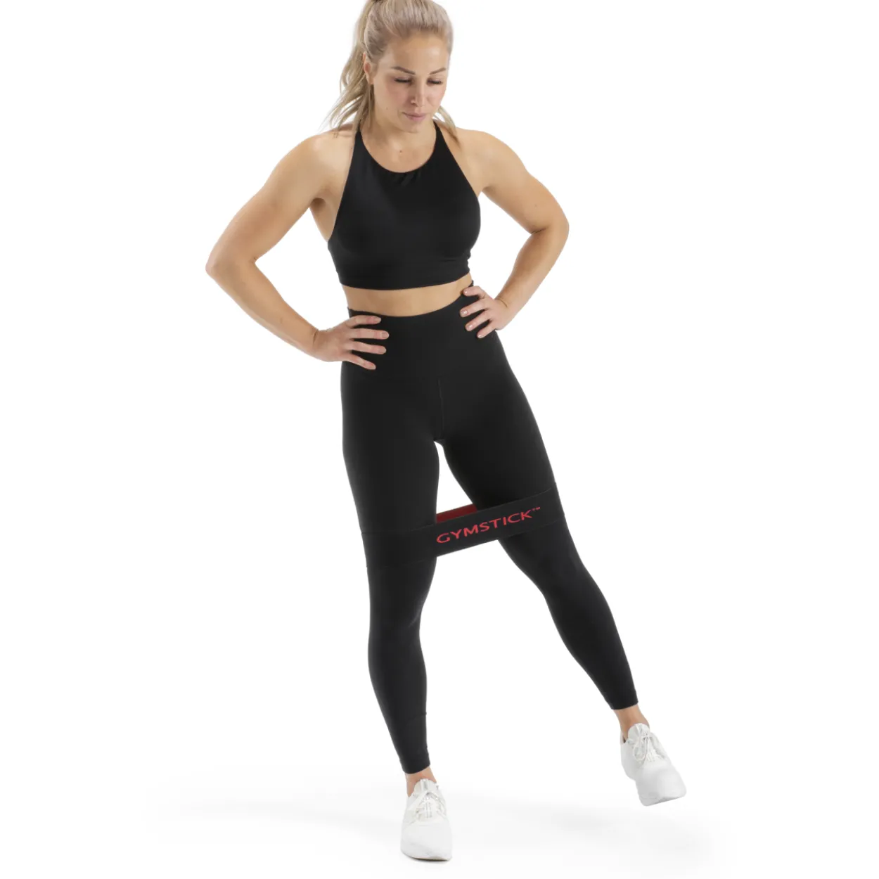 Jumppanauha Gymstick Fabric Mini Band, Medium kankainen