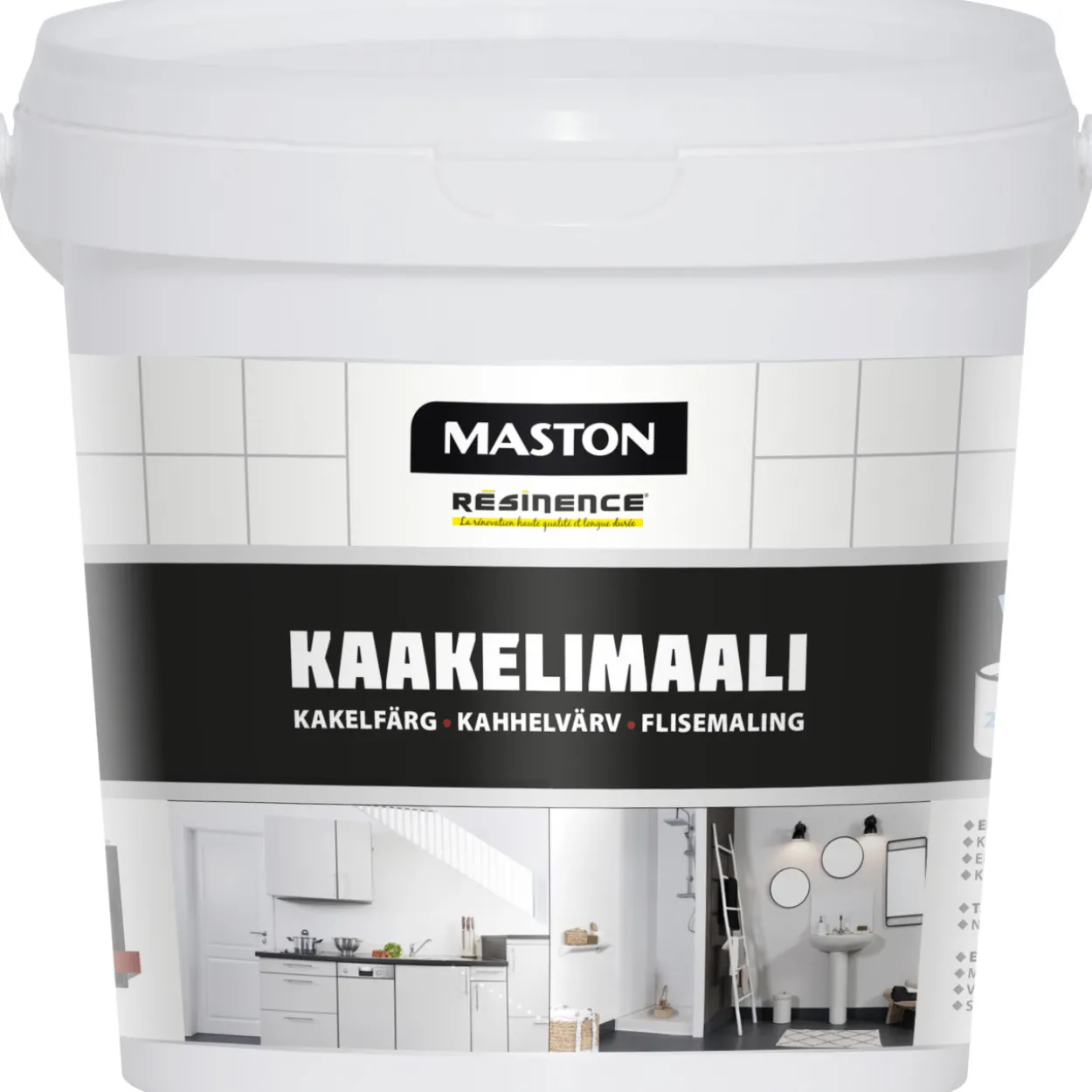 Kaakelimaali 250 ml maalarinvalkoinen