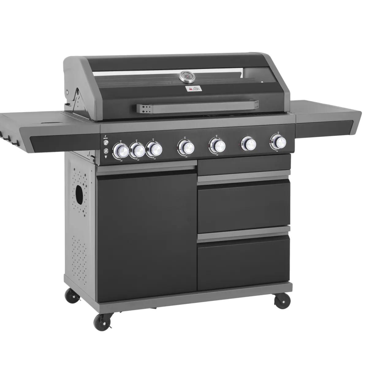 Kaasugrilli BBQ King Supreme XL 6+1 AG