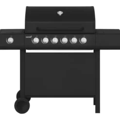 Kaasugrilli Mustang Kingsville 6+1 Black