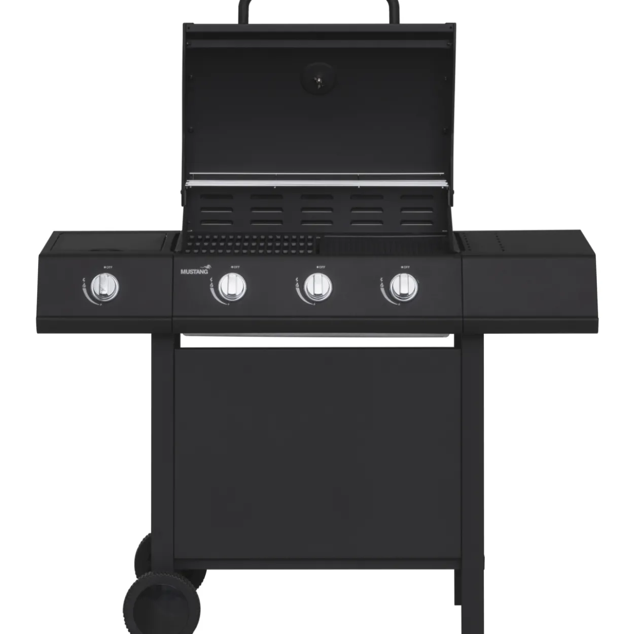 Kaasugrilli Mustang Kingsville 3+1 Black