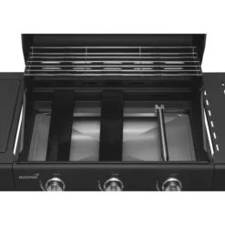 Kaasugrilli Mustang Kingsville 3+1 Black