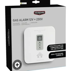 Kaasuvaroitin Housegard 12V + 230V