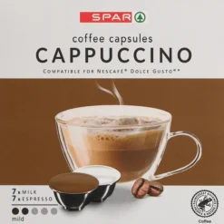 Kahvikapseli SPAR 14 kpl Cappuccino
