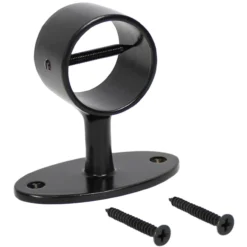 Kannatin Ø 36 mm pulverimaalattu musta