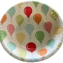 Kartonkilautanen Let's Party 10 kpl 18 cm Ilmapallo syvä
