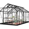 Kasvihuone Lykke Hybrid 11,3m2, musta