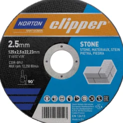 Katkaisulaikka Norton Clipper kivelle 125x2,5x22,23mm