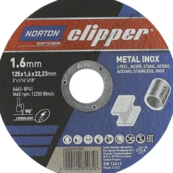 Katkaisulaikka Norton Clipper 125x1.6x22.23mm metal-inox