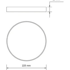 Kattovalaisin Airam Aias 225 17 W 2000 lm IP20 CCT