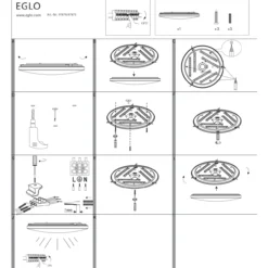 Kattovalaisin Eglo Frania 43 cm