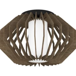 Kattovalaisin EGLO Rusticaria 40W Ø45cm ruskea/valkoinen