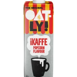Kaurajuoma Oatly 1 l iKaffe Popcorn