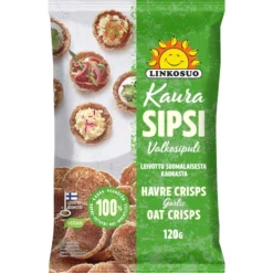 Kaurasipsi Linkosuo 120 g valkosipuli
