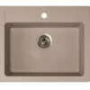 Keittiöallas Aqualine 600 x 500 mm X-Granit hiekanvärinen