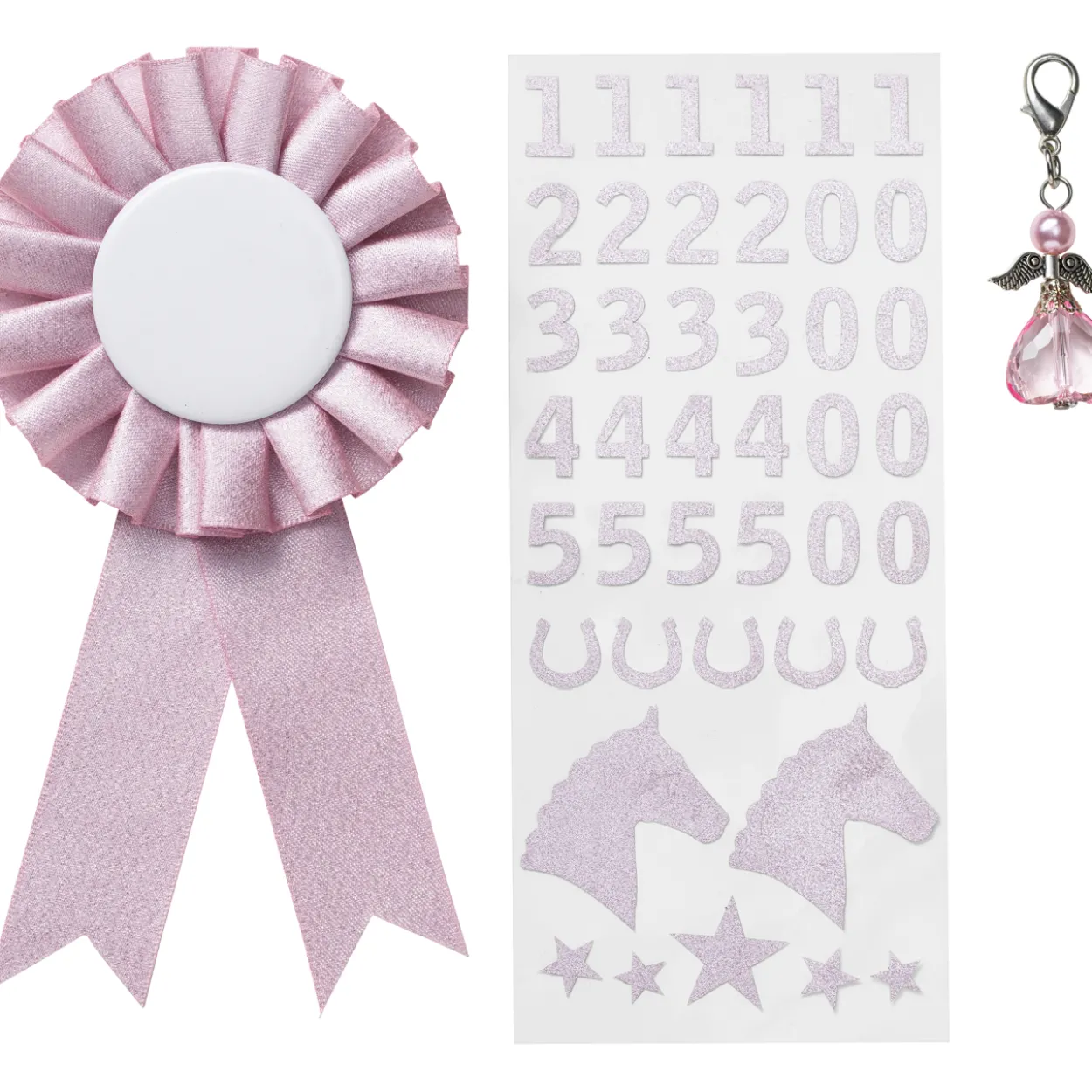 Keppihevosen palkintoruusukesetti Panduro pinkki
