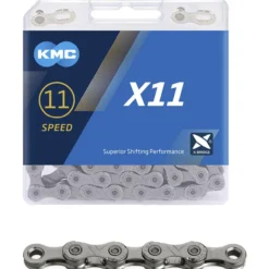 Ketju KMC 11v X11R harmaa, 118L