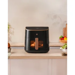 Kiertoilmakypsennin Wilfa Airfryer AFD-80SPLIT musta/ruusukulta