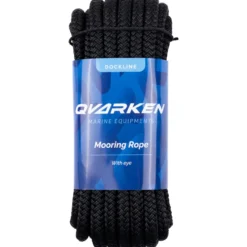 Kiinnitysköysi Qvarken Dockline 12 mm / 6 m, silmukallinen, musta
