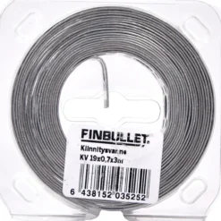 Kiinnitysvanne Finbullet 19 mm x 0,7 mm x 3 m